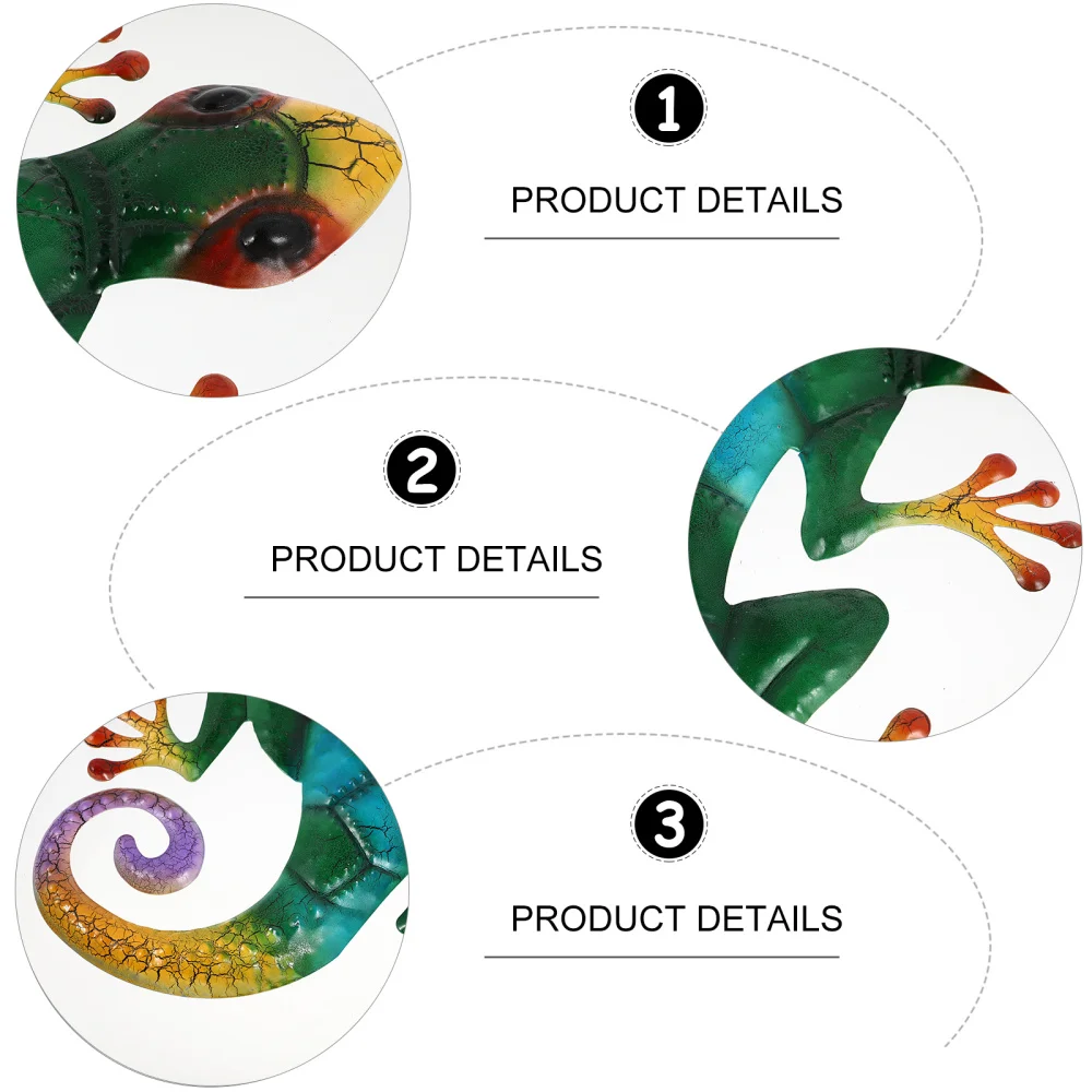 3Pcs Wall Art Geckos Decoration Lizard Wall Sculpture Chic Garden Decoration
3Pcs Wall Art Geckos Decoration Lizard Wall Sculpture Chic Garden Decoration