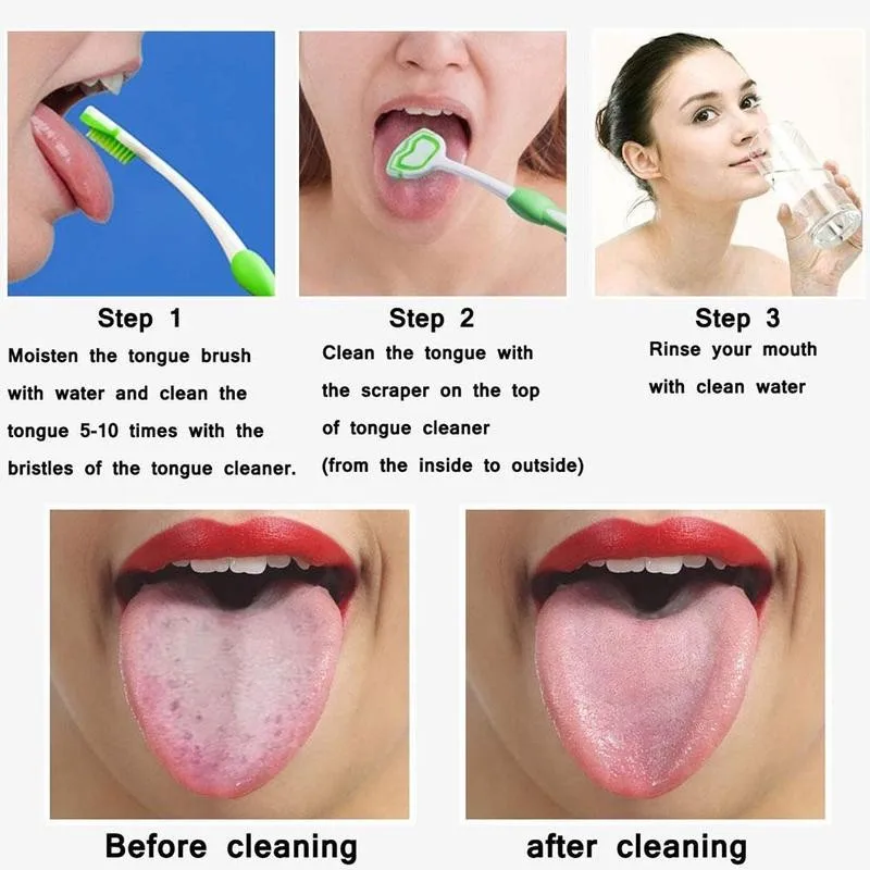 Silicone Tongue Scraper Brush Cleaning Food Grade Oral Care Keep Fresh Breath Tongue Coating Cleaning Tools
Silicone Tongue Scraper Brush Cleaning Food Grade Oral Care Keep Fresh Breath Tongue Coating Cleaning Tools