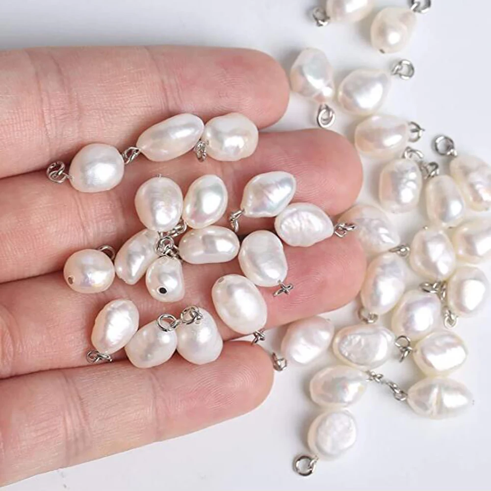 20pcs Natural Pearl Beads Crimp End Beads Charms Pendant For Jewelry Making DIY Bracelet Earrings Findings Accessories Dropship
20pcs Natural Pearl Beads Crimp End Beads Charms Pendant For Jewelry Making DIY Bracelet Earrings Findings Accessories Dropship