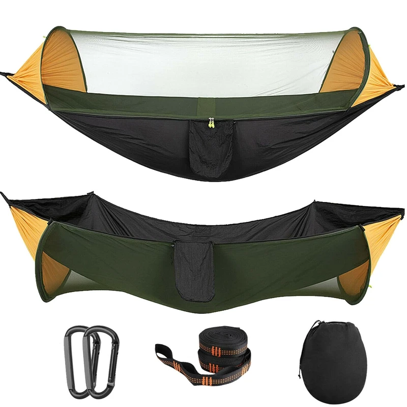 Portable Tent Camping Hammock with Mosquito Net Multi Use Portable Hammock Swing Tent for Hiking Camping
Portable Tent Camping Hammock with Mosquito Net Multi Use Portable Hammock Swing Tent for Hiking Camping