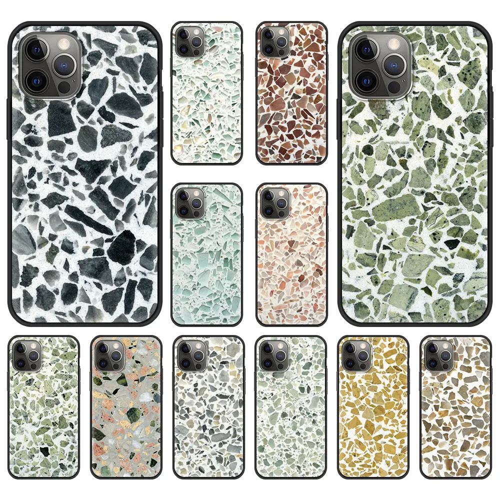 Terrazzo Phone Case Bag For iPhone 11 12 Pro XS Max 8 7 Plus Silicone Soft TPU For iPhone X XR Shell Back Cover Fundas Coque 
Terrazzo Phone Case Bag For iPhone 11 12 Pro XS Max 8 7 Plus Silicone Soft TPU For iPhone X XR Shell Back Cover Fundas Coque