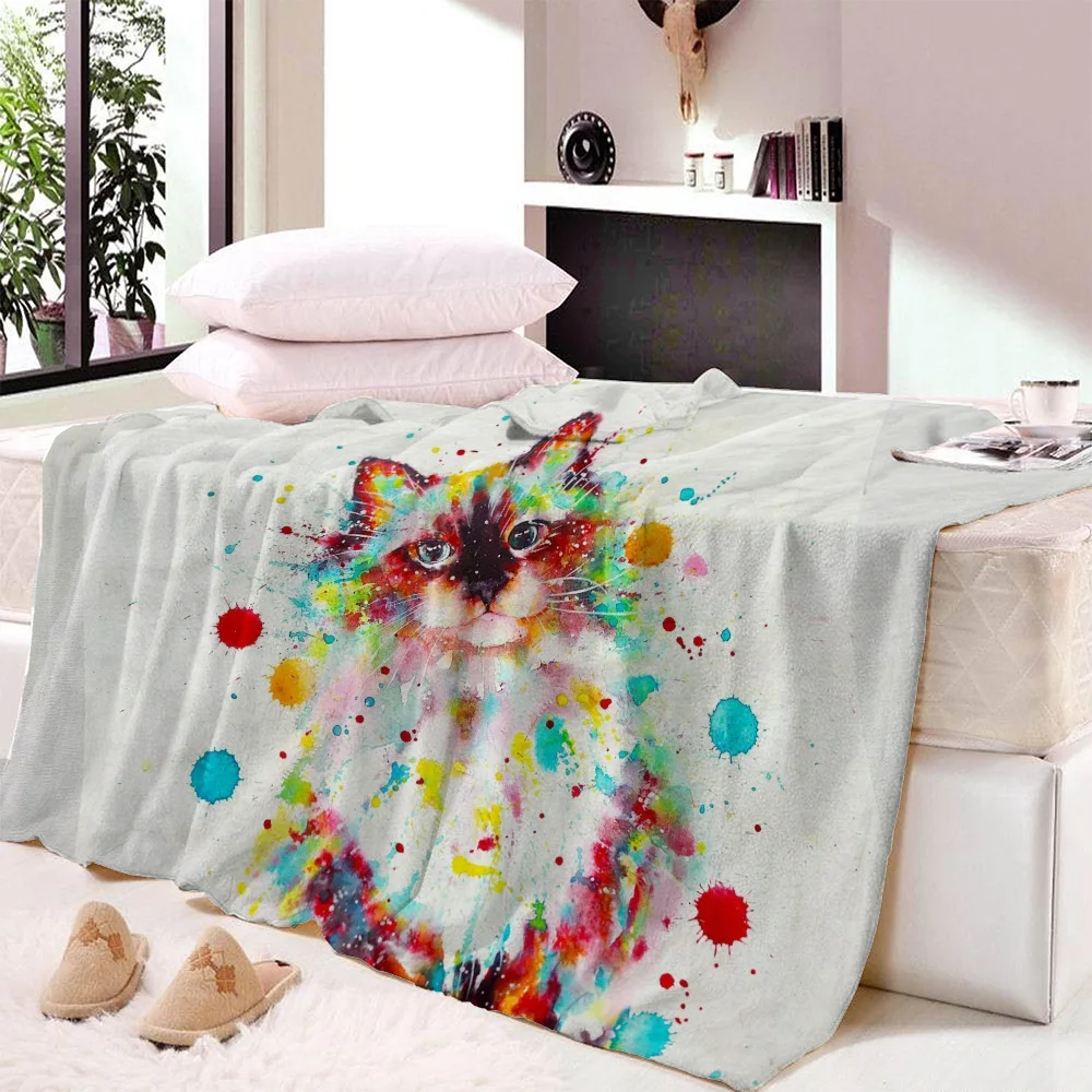 Dropship Cat Print Throw Blanket Comfort Design Home Decoration Blanket Perfect for Couch Sofa or Travelling
Dropship Cat Print Throw Blanket Comfort Design Home Decoration Blanket Perfect for Couch Sofa or Travelling