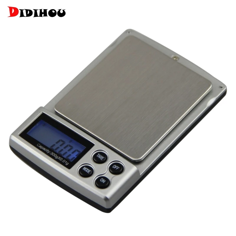 DIDIHOU Mini Portable Jewelry Scale LCD Electronic Pocket Digital Sacle Diamond Weighing Gram Weight Sacles 0.01g Precision | Инструменты