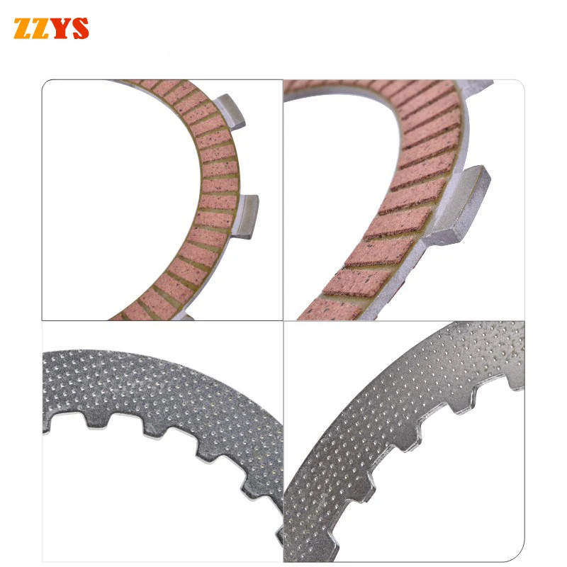 

Steel Paper Clutch Friction Plate Kit For HONDA CR125R CR125 CR 125 R CRM125 CRM 125 NSR125 NSR125R NSR 125 R MTX200 MTX 200 RW