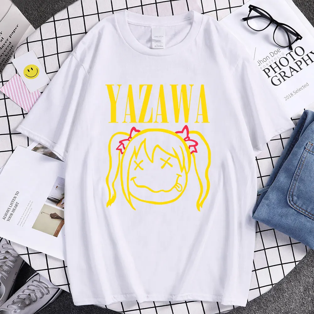 Милая футболка Yazawa Comics, Мужская свободная футболка в стиле Харадзюку, летняя Лидер продаж, повседневные футболки, брендовый модный мужской ... 
Милая футболка Yazawa Comics, Мужская свободная футболка в стиле Харадзюку, летняя Лидер продаж, повседневные футболки, брендовый модный мужской ...