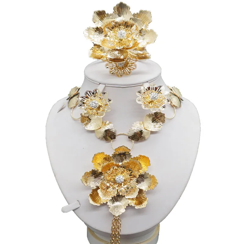 Nigerian Wedding jewelry necklace African Jewelry Sets Fashion Dubai Gold Jewelry Sets For Women indian jewelry
Nigerian Wedding jewelry necklace African Jewelry Sets Fashion Dubai Gold Jewelry Sets For Women indian jewelry