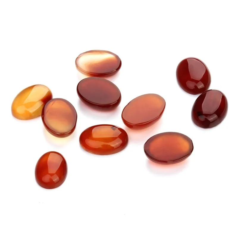 Hot Sale 10pcs Natural Stone Red Agate Cabochon No Hole Beads for Making Jewelry DIY Accessories Wholesale Lots Bulk Loose Beads
Hot Sale 10pcs Natural Stone Red Agate Cabochon No Hole Beads for Making Jewelry DIY Accessories Wholesale Lots Bulk Loose Beads