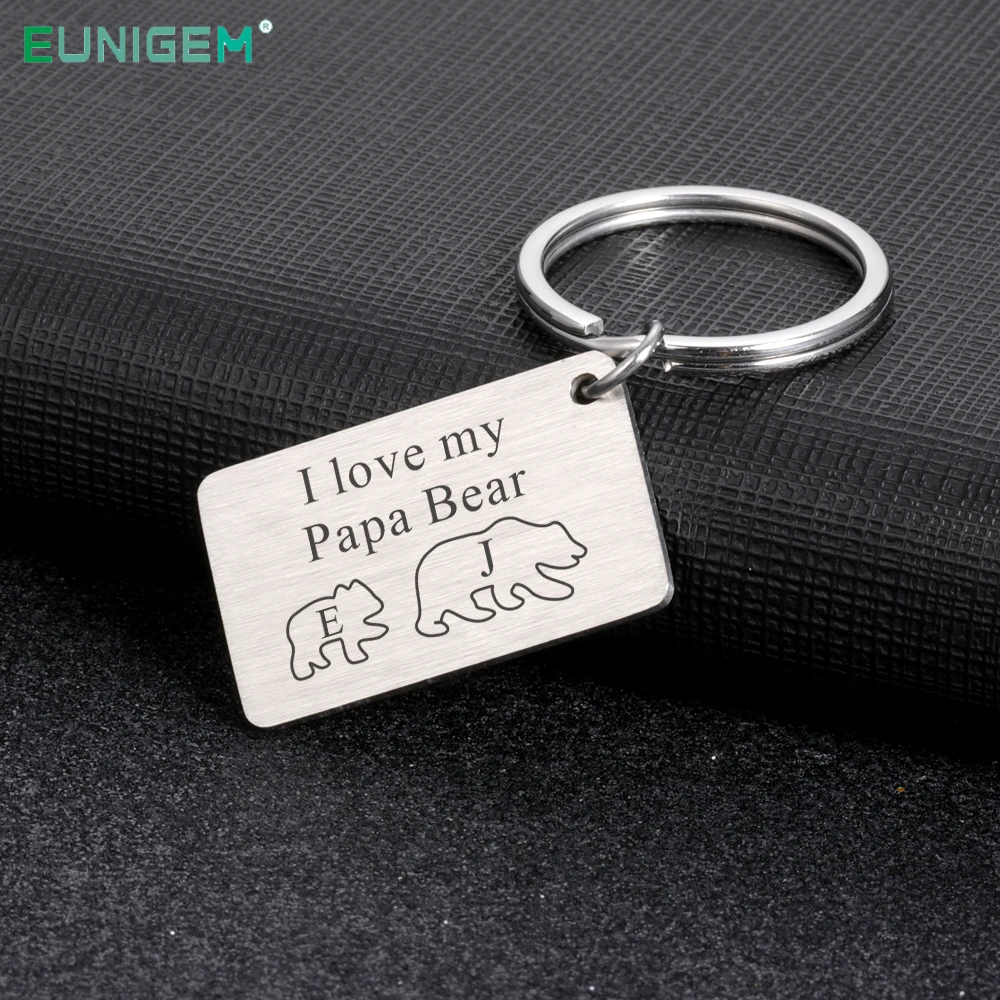 Father's Day Gift Keychain Personalized Customized Initial Letter Key Chain Birthday Gifts for Dear Papa Daddy Hero Keyring
Father's Day Gift Keychain Personalized Customized Initial Letter Key Chain Birthday Gifts for Dear Papa Daddy Hero Keyring