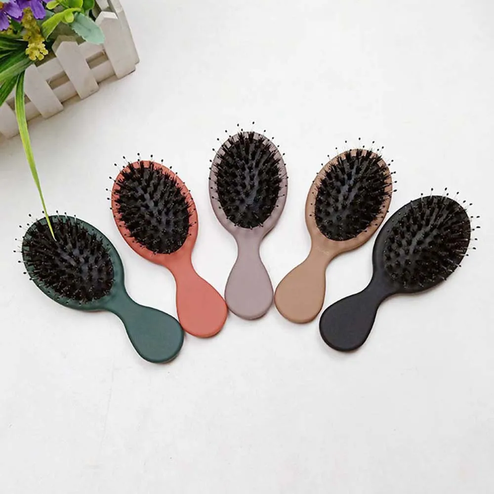 5 Colors Bristle Hair Brush Anti-static Non-slip Wet Dry Handle Hair Comb Head Scalp Massager Salon Detangling Hair Brushes Comb
5 Colors Bristle Hair Brush Anti-static Non-slip Wet Dry Handle Hair Comb Head Scalp Massager Salon Detangling Hair Brushes Comb