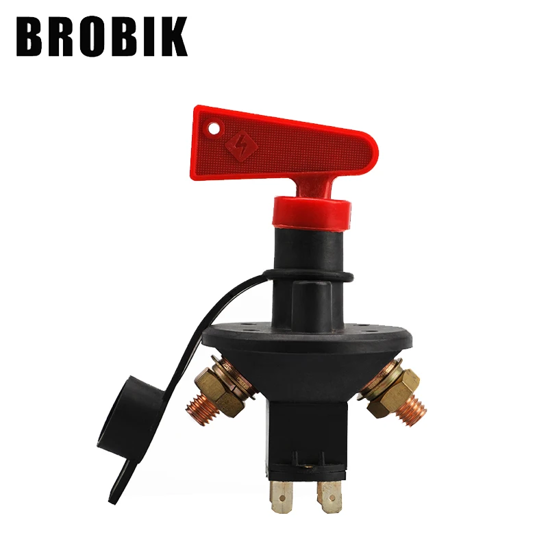 BROBIK Universal 12/24V Interior Parts 4 Terminals Battery Isolator Master Power Isolator Cut Out/Off Kill Switch Car Race Rally
BROBIK Universal 12/24V Interior Parts 4 Terminals Battery Isolator Master Power Isolator Cut Out/Off Kill Switch Car Race Rally