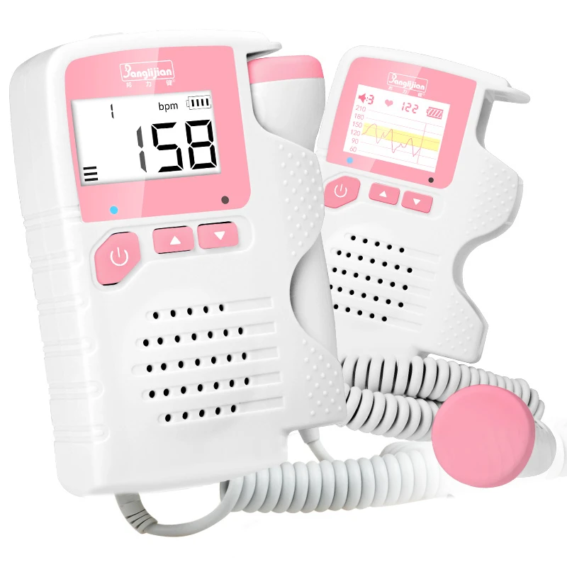 

Handheld Fetal Doppler Prenatal Baby Heart Rate Detector Sonar Doppler Heartbeat Monitor For Pregnant Women Homeuse
