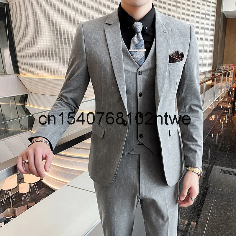 Autumn and winter 2021 new formal fashion Plaid suit three piece British bridegroom dress boys' suit
Autumn and winter 2021 new formal fashion Plaid suit three piece British bridegroom dress boys' suit