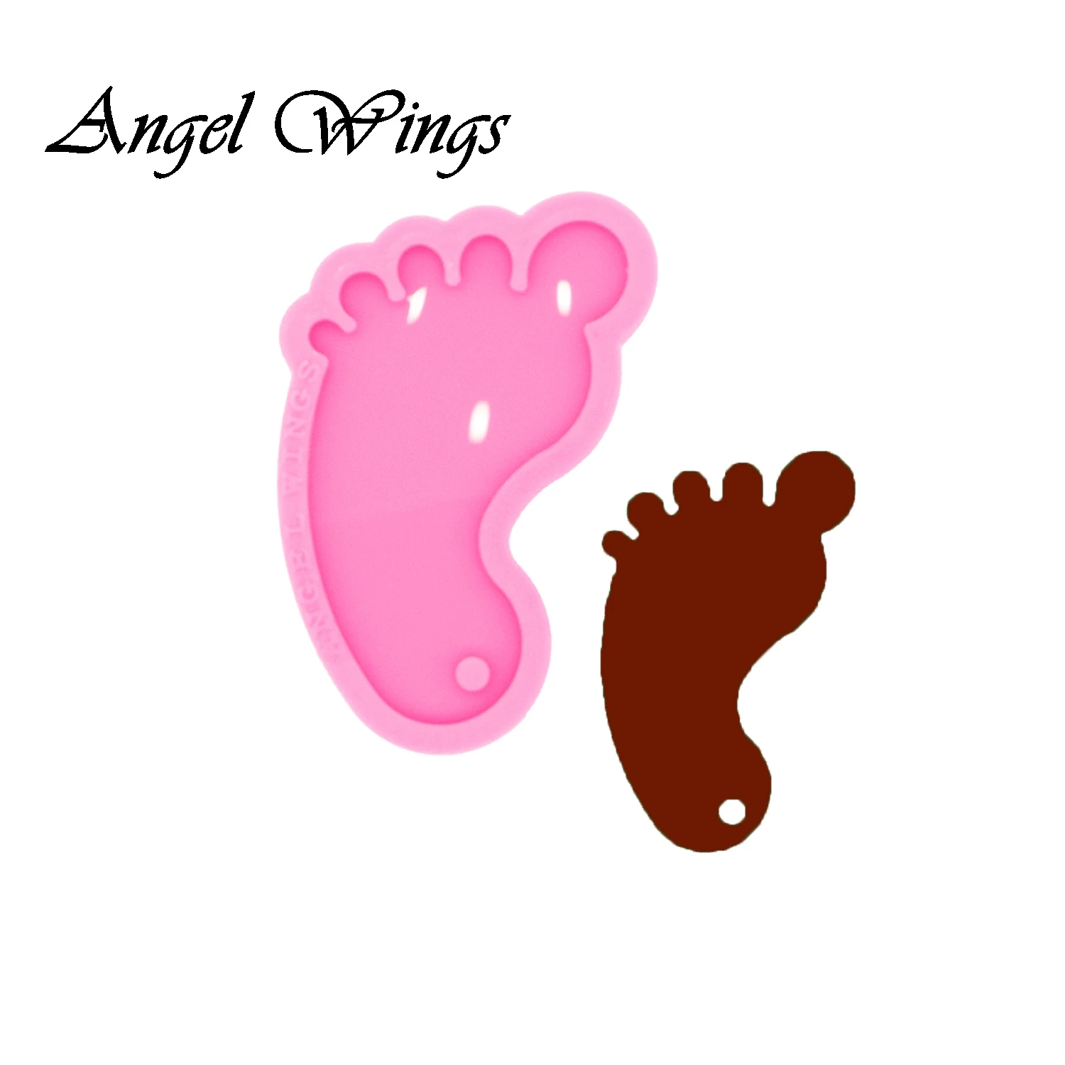 Baby Feet Keychains Silicone Molds DIY Necklace Jewelry Shiny Epoxy Resin Mould DY0461
Baby Feet Keychains Silicone Molds DIY Necklace Jewelry Shiny Epoxy Resin Mould DY0461