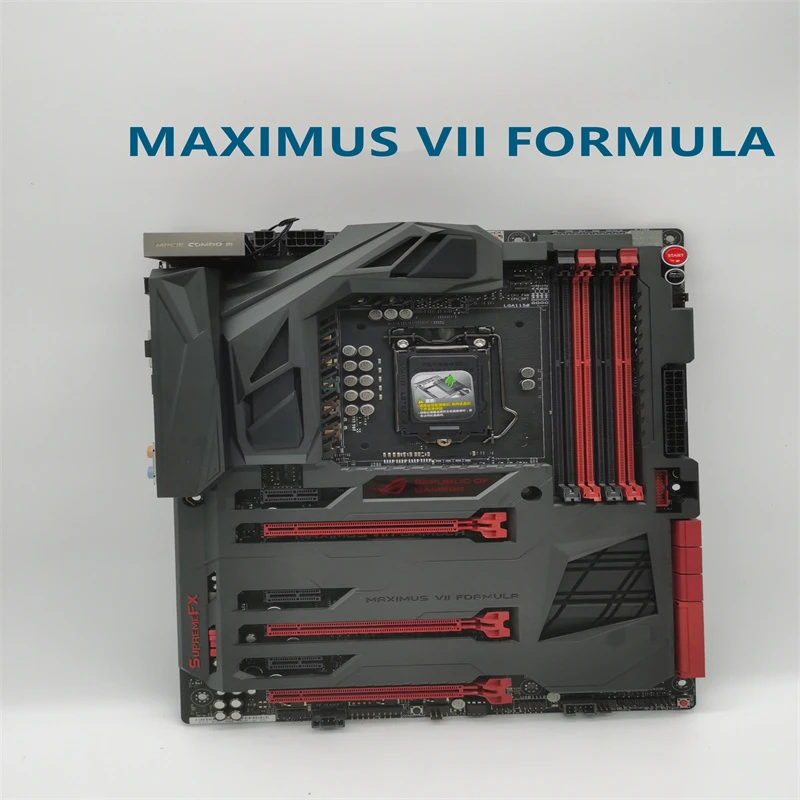 Фото Для asus MAXIMUS VII FORMULA Z97 б/у материнская плата LGA 1150 M7F SATA3 USB3 с I/O | Компьютеры и офис