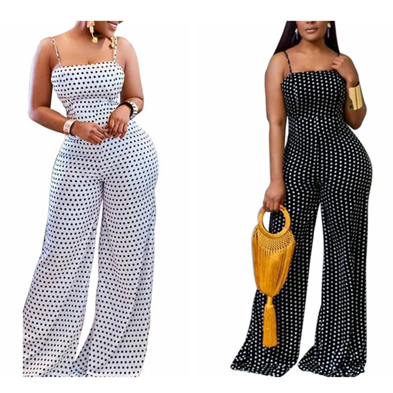 Summer White Jumpsuits For Women 2021 Fashion Ladies Backless Spotted Print Wrapped Sling Elegance Jumpsuit Casual Solid Long R
Summer White Jumpsuits For Women 2021 Fashion Ladies Backless Spotted Print Wrapped Sling Elegance Jumpsuit Casual Solid Long R