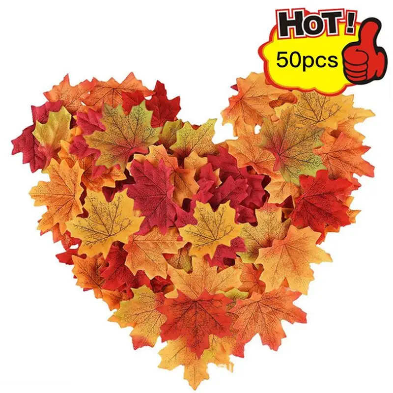 50/200/300/400/500/1000Pcs Artificial Maple Leaves Simulation Fake Fall Leaves Autumn Leaves For Home Wedding Party Decoration
50/200/300/400/500/1000Pcs Artificial Maple Leaves Simulation Fake Fall Leaves Autumn Leaves For Home Wedding Party Decoration