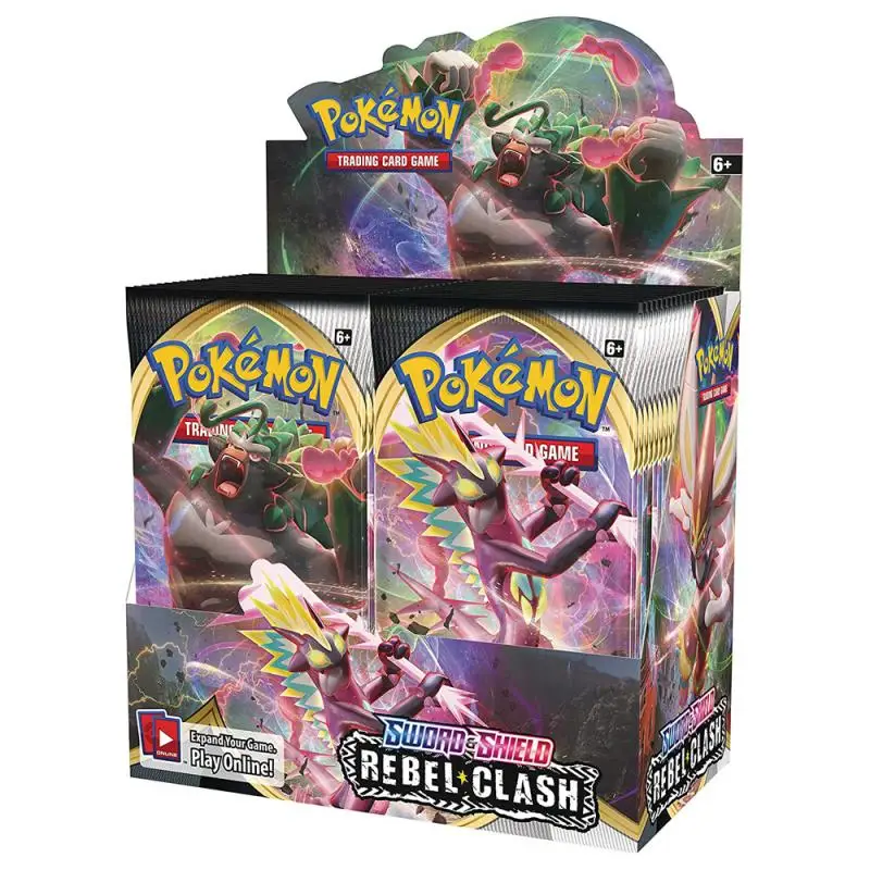 New 324Pcs Pokemon Cards TCG: Sword & Shield Rebel Clash Pokemon Booster Box Collectible Tradiner Card Game Toy for Children
New 324Pcs Pokemon Cards TCG: Sword & Shield Rebel Clash Pokemon Booster Box Collectible Tradiner Card Game Toy for Children