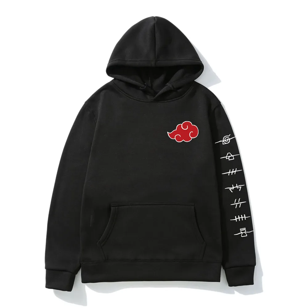 Новинка 2022 толстовка с капюшоном рисунком аниме японская кофта Uzumaki Akatsuki Sakura Kakashi