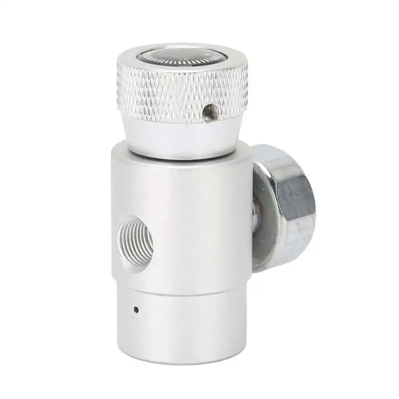 CO2 Refill Connector CO2 Refill Adapter Silver for Soda Machime 
CO2 Refill Connector CO2 Refill Adapter Silver for Soda Machime