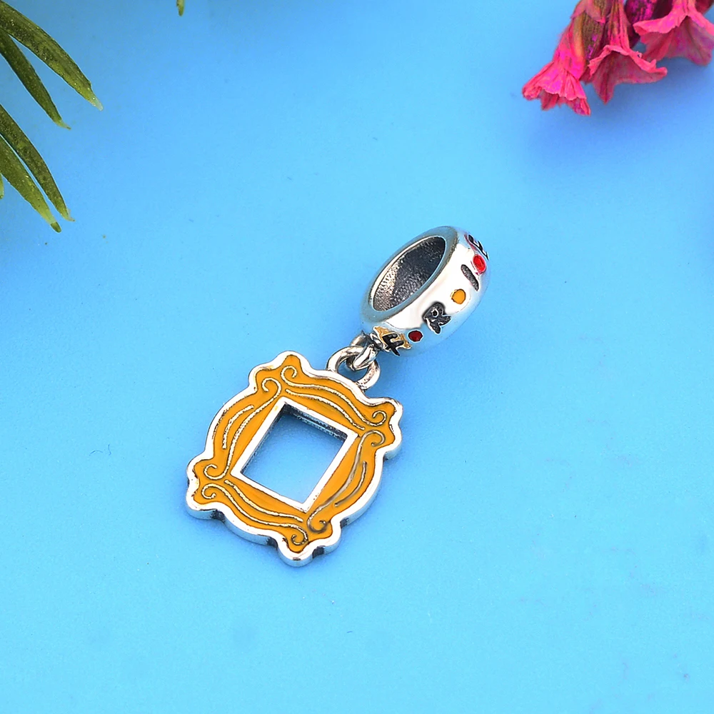 Fashion New Genuine 100% 925 Sterling Silver Yellow Enamel Charms fit Bracelets DIY Dangle Beads Fine Jewelry
Fashion New Genuine 100% 925 Sterling Silver Yellow Enamel Charms fit Bracelets DIY Dangle Beads Fine Jewelry
