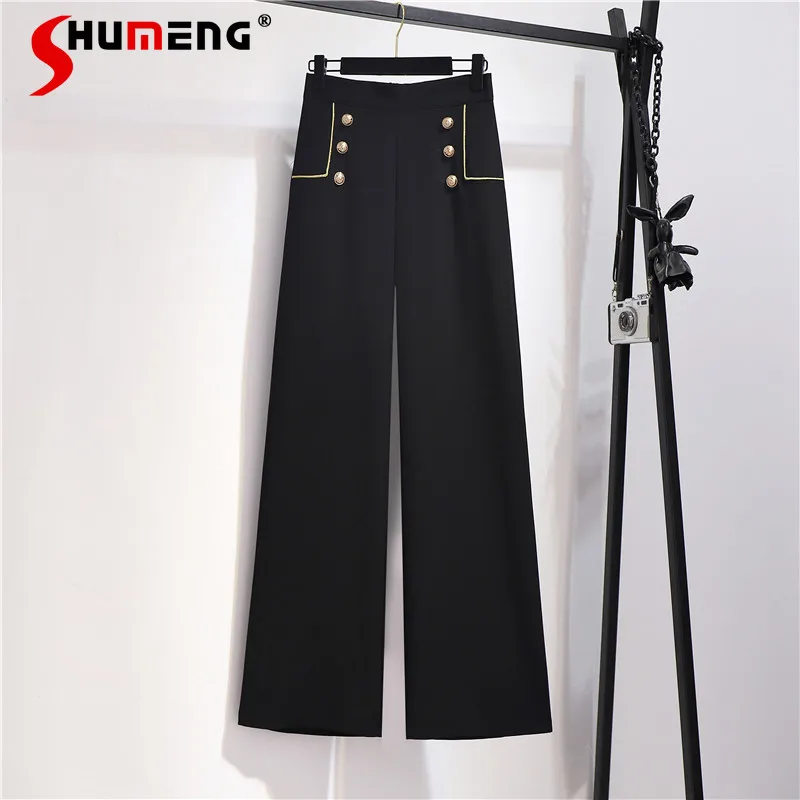 2021 New Autumn Female Fashion Loose Drooping Wide-Leg Pants Women's Simple Slimming High Waist Casual Straight Mopping Trousers
2021 New Autumn Female Fashion Loose Drooping Wide-Leg Pants Women's Simple Slimming High Waist Casual Straight Mopping Trousers