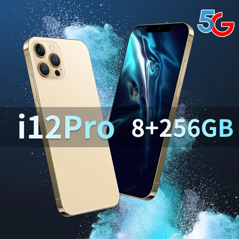 Smartphone 6.7 Inch I12Pro 8GB RAM 256GB ROM 24+48MP Andriod 10 10 Core MTK6889 Dual SIM 4G LTE 5G Cell Phones
Smartphone 6.7 Inch I12Pro 8GB RAM 256GB ROM 24+48MP Andriod 10 10 Core MTK6889 Dual SIM 4G LTE 5G Cell Phones