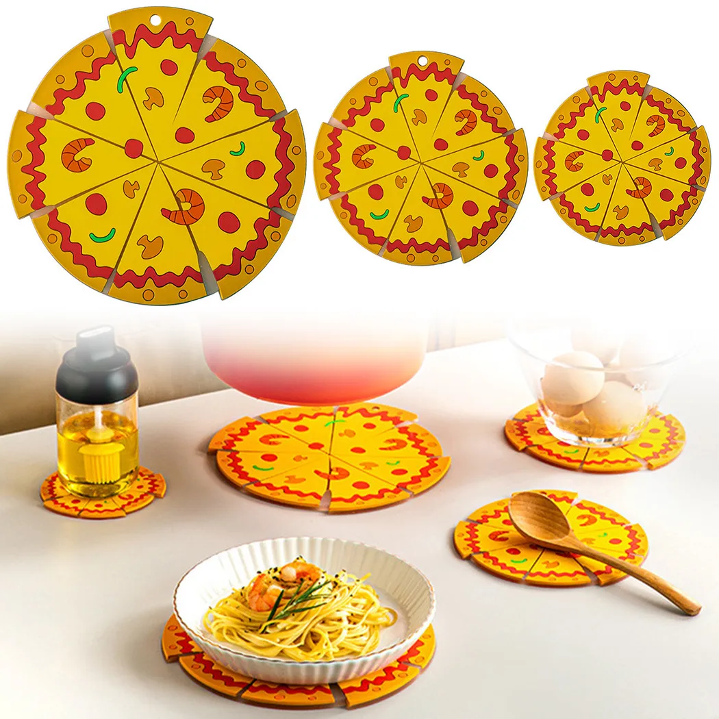 Non Slip Silicone Pizza Placemat Cup Drinks Holder Mat Tableware Placemat 110mm/160mm/200mm Durable Kitchen Tools & Gadgets
Non Slip Silicone Pizza Placemat Cup Drinks Holder Mat Tableware Placemat 110mm/160mm/200mm Durable Kitchen Tools & Gadgets