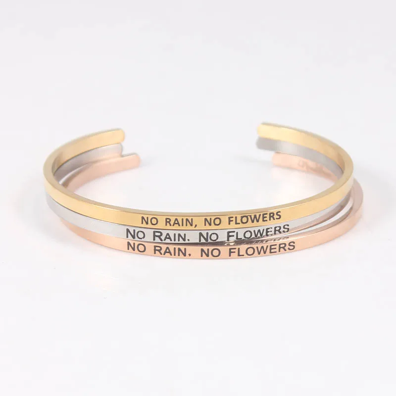 Inspirational Silver Cuff Mantra Bangles For Women Stainless Steel Bracelets The Best Gift For Ramadan Festival Drop Shipping
Inspirational Silver Cuff Mantra Bangles For Women Stainless Steel Bracelets The Best Gift For Ramadan Festival Drop Shipping