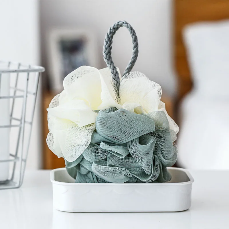 Simple Elegant Large Size Bath Ball Bathroom Soft Rubbing Bath Artifact Products Foaming Net Splicing Two Color Bath Flower Bath
Simple Elegant Large Size Bath Ball Bathroom Soft Rubbing Bath Artifact Products Foaming Net Splicing Two Color Bath Flower Bath