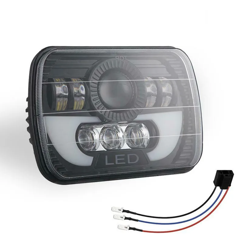 7x6 5X7 300W LED Headlight with High Light Transmission Halo DRL Waterproof Dustproof Shockproof for 86-95 YJ 84-01 Cherokee XJ
7x6 5X7 300W LED Headlight with High Light Transmission Halo DRL Waterproof Dustproof Shockproof for 86-95 YJ 84-01 Cherokee XJ