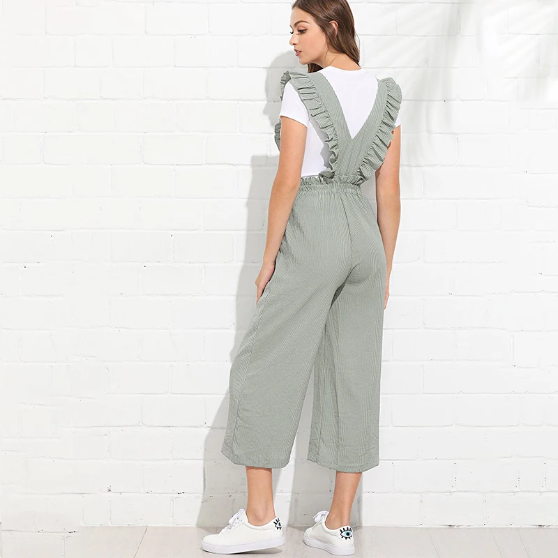 MIOFAR Women Summer Deep V-Neck Striped Jumpsuit Elegant Calf-Length Female Romper Wide Leg Casual Streetwear Jumpsuit Female
MIOFAR Women Summer Deep V-Neck Striped Jumpsuit Elegant Calf-Length Female Romper Wide Leg Casual Streetwear Jumpsuit Female