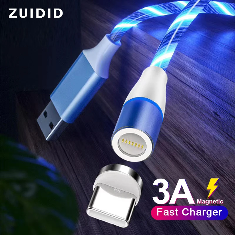 3A Flow Glow Magnetic Cable Micro USB Type C Data Cord Mobile Phone Charger Wire For iPhone 12 11 Pro Max Xiaomi Mi11 Huawei P40
3A Flow Glow Magnetic Cable Micro USB Type C Data Cord Mobile Phone Charger Wire For iPhone 12 11 Pro Max Xiaomi Mi11 Huawei P40