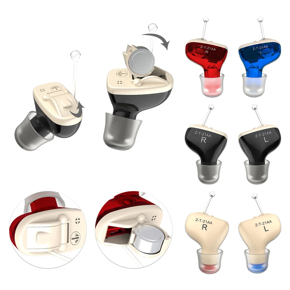 1 pair Hearing Aids with Battery Voice Sound Amplifier Ear Aid Listening Device Audifonos for The Elderly Deafness Health Care
1 pair Hearing Aids with Battery Voice Sound Amplifier Ear Aid Listening Device Audifonos for The Elderly Deafness Health Care