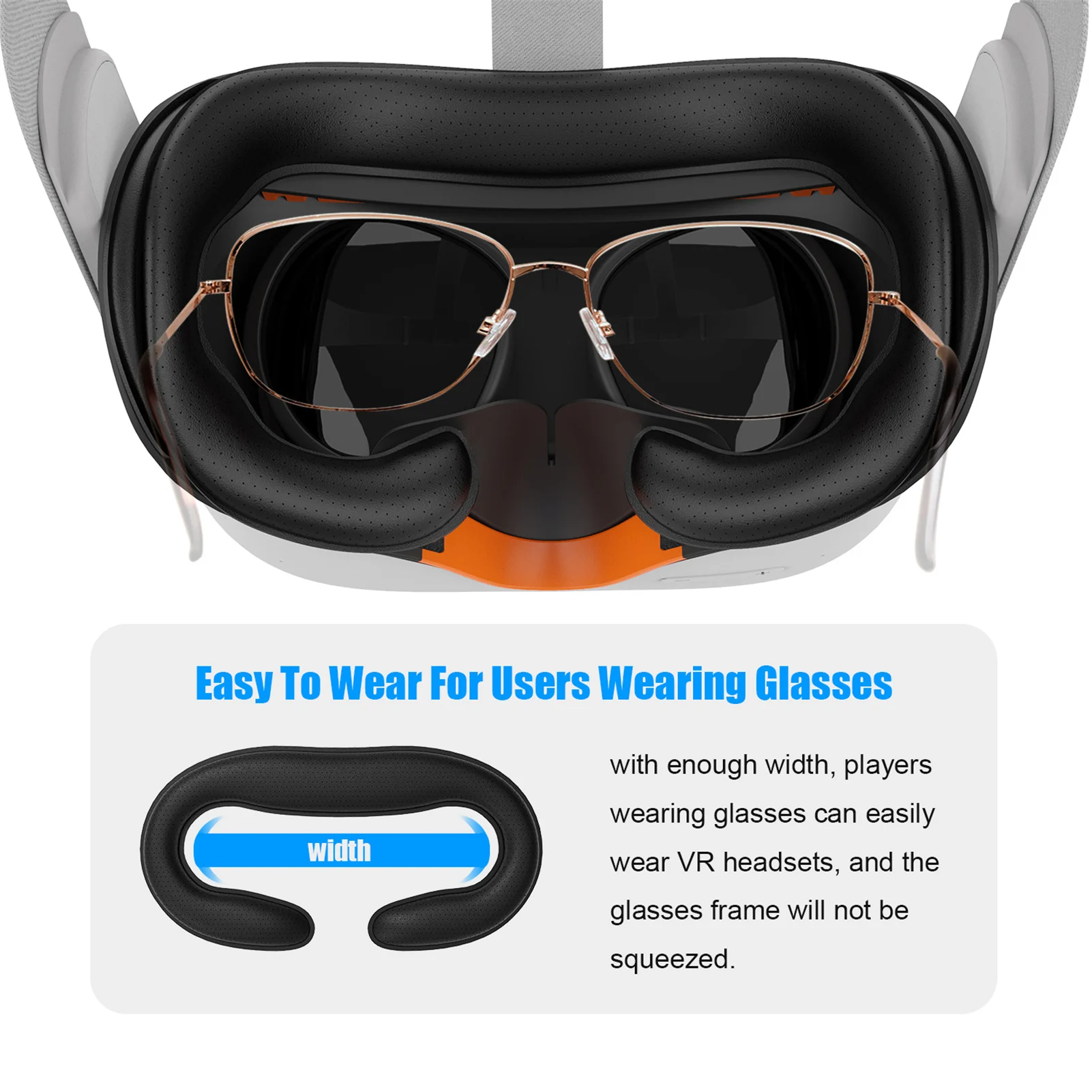 PU Leather Eye Mask Cover For Oculus Quest 2 VR Glasses Leakproof Protective Mat Light Blocking Nose Pad With VR Lens Cover
PU Leather Eye Mask Cover For Oculus Quest 2 VR Glasses Leakproof Protective Mat Light Blocking Nose Pad With VR Lens Cover