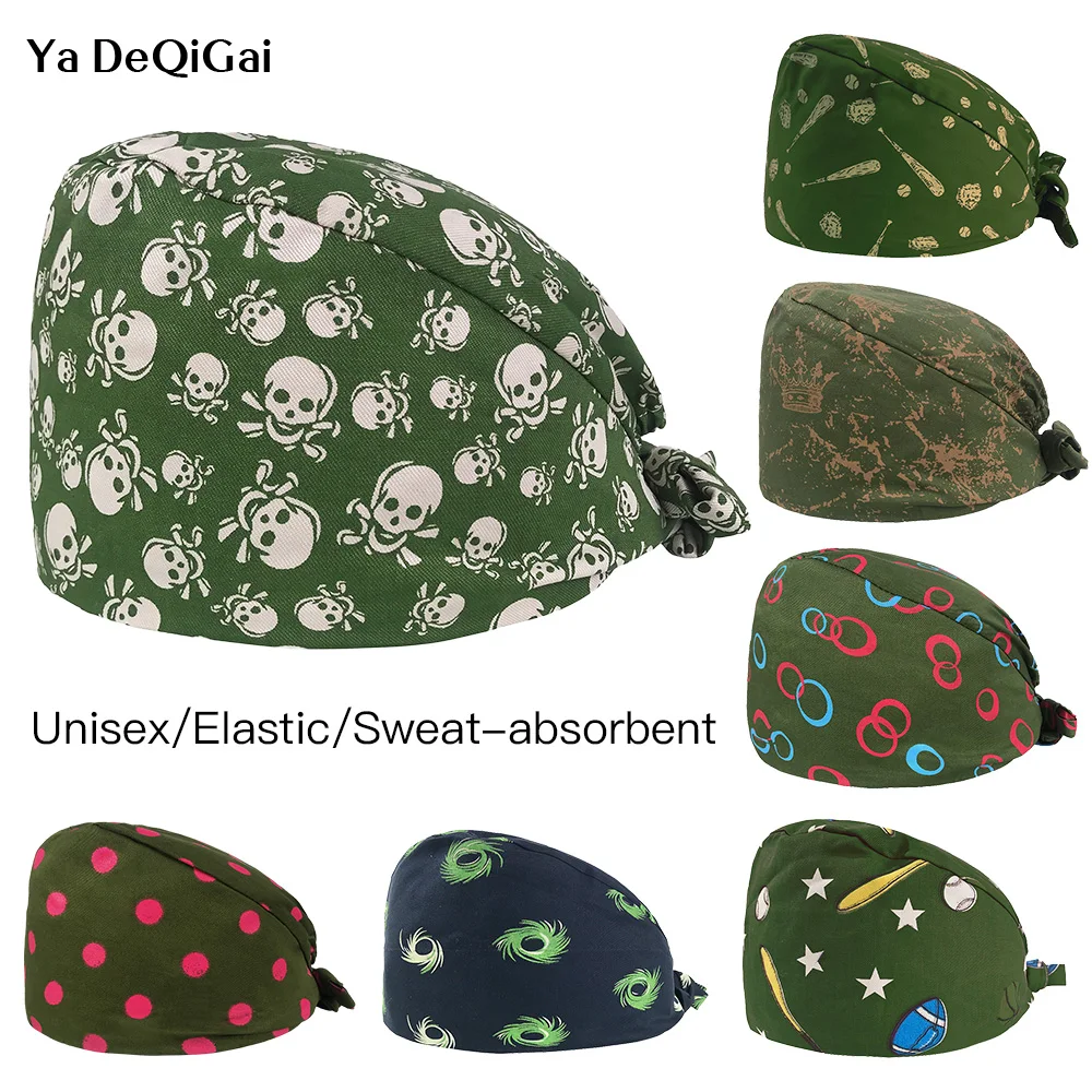 Cartoon print Dust-proof scrubs cap Tooth Beauty studio work hat with Sweat towel Health check scrub hat women and men wholesale
Cartoon print Dust-proof scrubs cap Tooth Beauty studio work hat with Sweat towel Health check scrub hat women and men wholesale