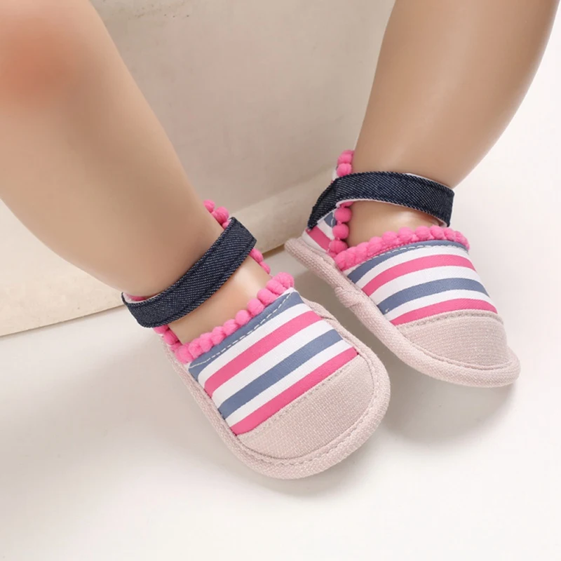 Baby Kids Sandal Girl Colorful Striped Crib Shoes Summer Children Breathable Anti-Slip kid Cotton Shoes04
Baby Kids Sandal Girl Colorful Striped Crib Shoes Summer Children Breathable Anti-Slip kid Cotton Shoes04