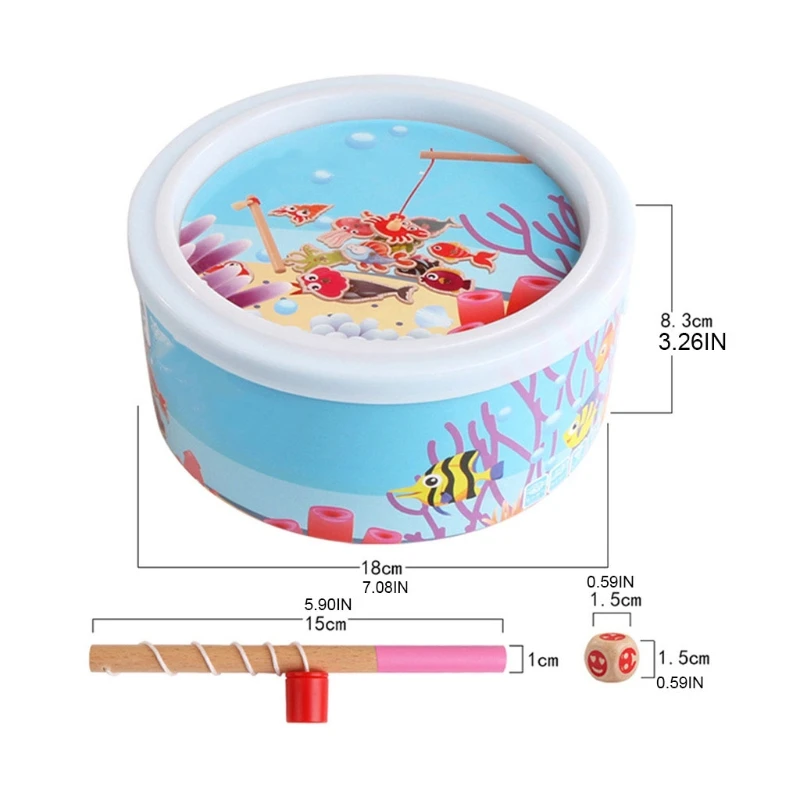 50LE Wooden Board Game Magnetic Fishing Toy w/ Realistic Fish Rod Interactive Toy Puzzle Board for Kids Toddler Children Gift
50LE Wooden Board Game Magnetic Fishing Toy w/ Realistic Fish Rod Interactive Toy Puzzle Board for Kids Toddler Children Gift