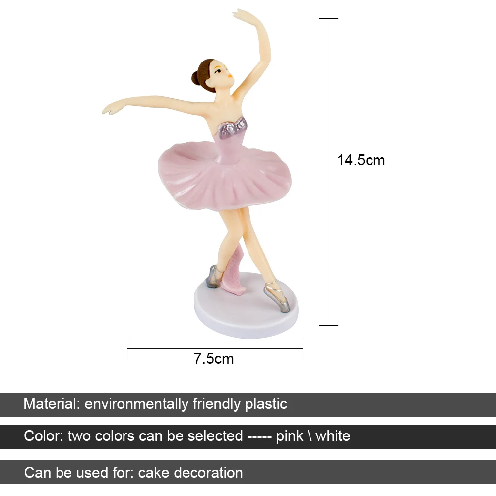 Happy Birthday White Elegant Ballet Girls Decoration Cake Topper Wedding Bride and Groom for Baking Party Supplies Love Gifts
Happy Birthday White Elegant Ballet Girls Decoration Cake Topper Wedding Bride and Groom for Baking Party Supplies Love Gifts