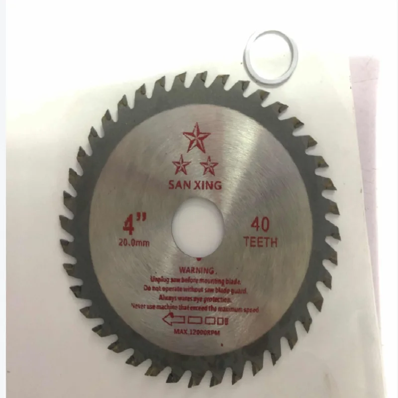 4inch 40 Teeth Circular Saw Blade Round Grinder Saw Disc For Wood Plastic Cutting Disc
4inch 40 Teeth Circular Saw Blade Round Grinder Saw Disc For Wood Plastic Cutting Disc