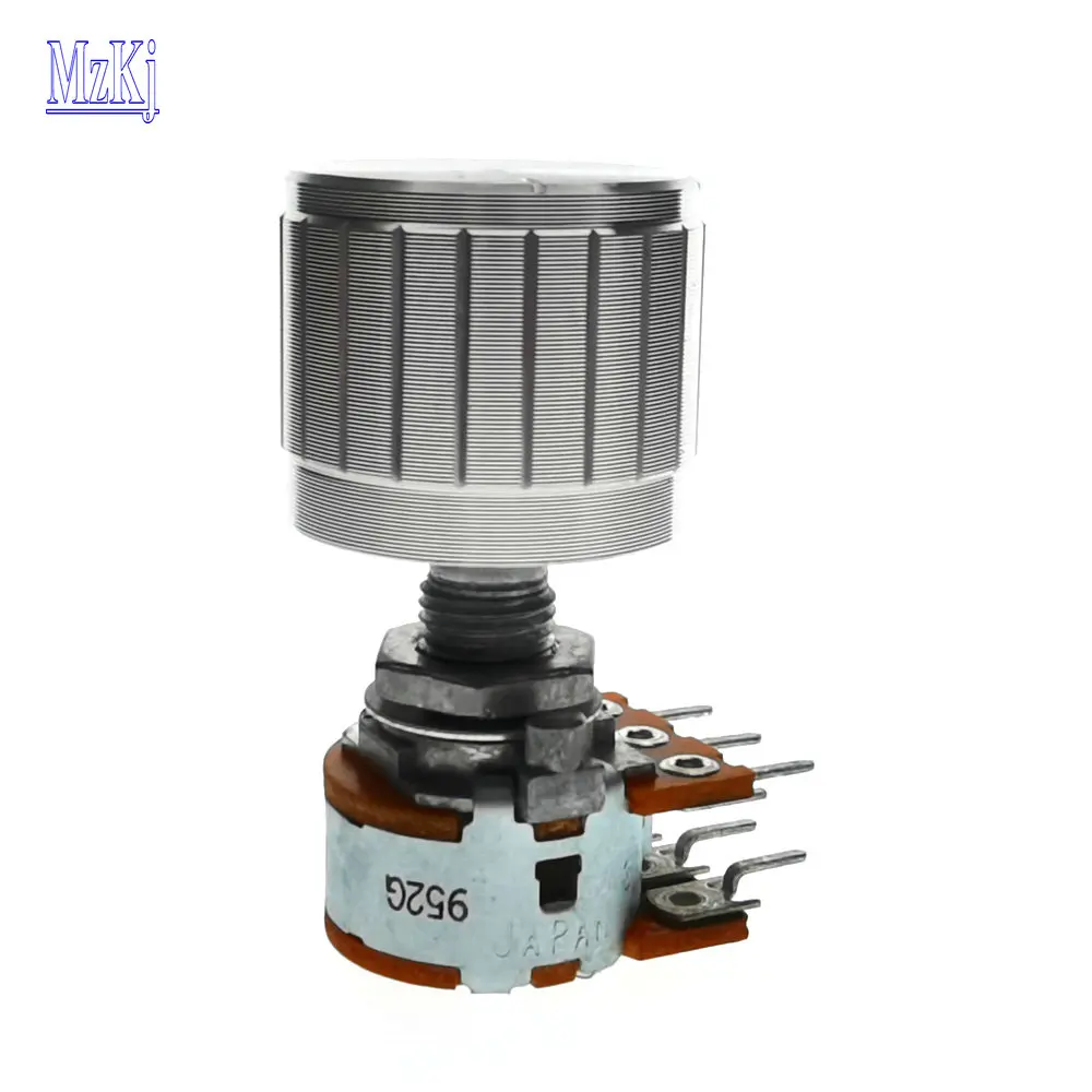 3PCS WH148 New Original Japan ALPS RK16 + Silver Aluminum Knob Rotary Potentiometer 50K 50KAX2 100K 100KAX2 For Audio HiFi
3PCS WH148 New Original Japan ALPS RK16 + Silver Aluminum Knob Rotary Potentiometer 50K 50KAX2 100K 100KAX2 For Audio HiFi