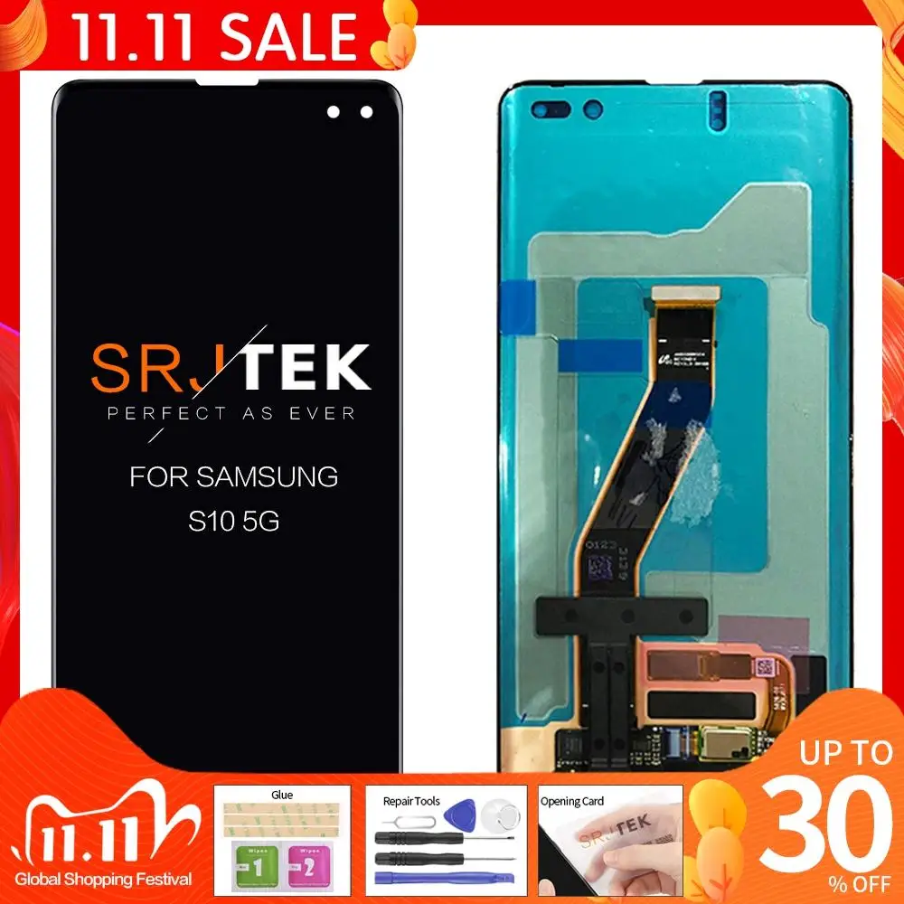 Super AMOLED 6,7 "для Samsung Galaxy S10 5G ЖК-дисплей с сенсорным экраном дигитайзер в сборе для Samsung S10 5G ЖК G977N G977U
Super AMOLED 6,7 "для Samsung Galaxy S10 5G ЖК-дисплей с сенсорным экраном дигитайзер в сборе для Samsung S10 5G ЖК G977N G977U