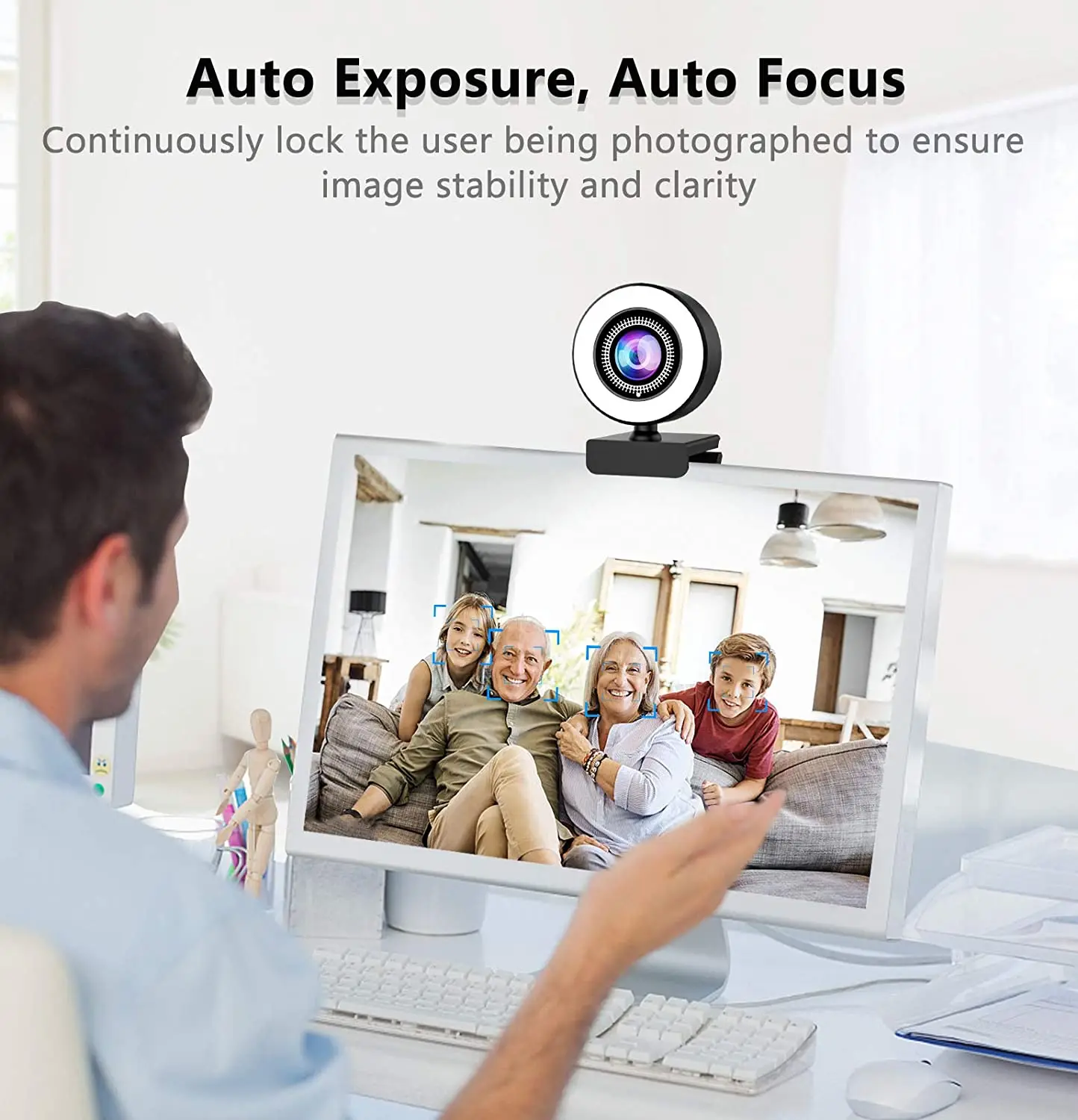 Retail Sign Systems Streaming Webcam with Ring Light and Microphone 2K Web Camera for PC Wide Angle Web Camera for YouTube Video 
Retail Sign Systems Streaming Webcam with Ring Light and Microphone 2K Web Camera for PC Wide Angle Web Camera for YouTube Video