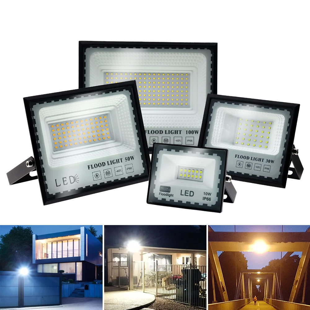 LED Flood Light 220V 30W 50W 100W High Brightness Waterproof Floodlight For Garden Square Wall Street Outdoor Lighting
LED Flood Light 220V 30W 50W 100W High Brightness Waterproof Floodlight For Garden Square Wall Street Outdoor Lighting