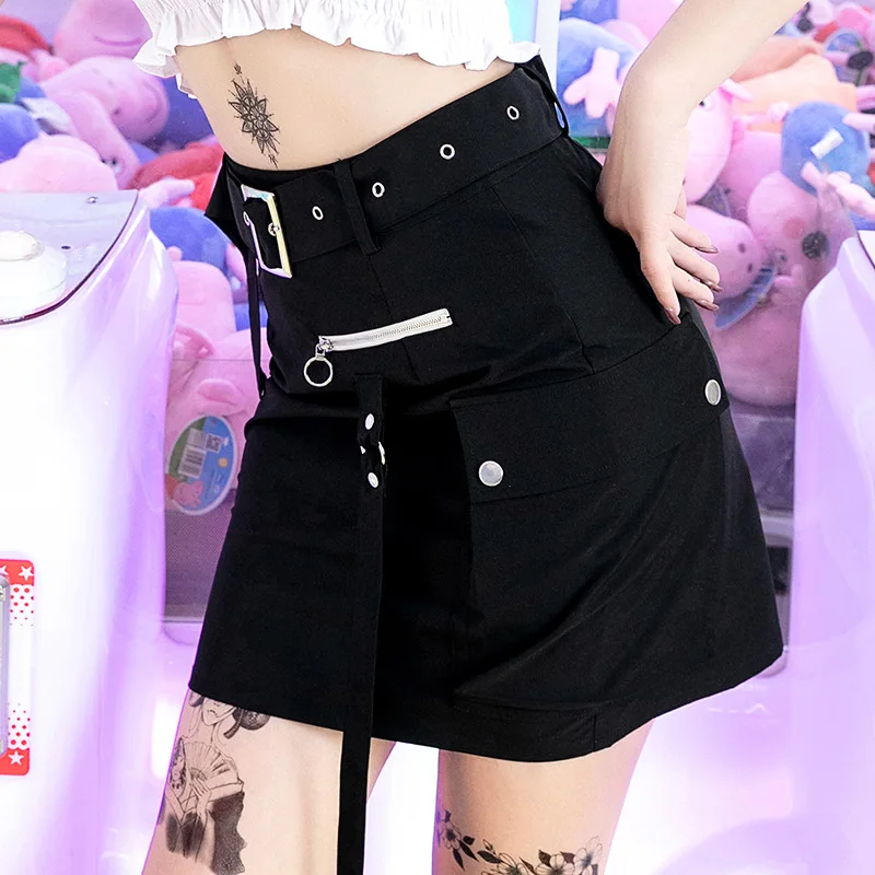 Punk Style Harajuku Solid Hollow Out Women Mini A-Line Skirt Summer Streetwear Casual Female High Waist Above Knee Slim Skirts
Punk Style Harajuku Solid Hollow Out Women Mini A-Line Skirt Summer Streetwear Casual Female High Waist Above Knee Slim Skirts