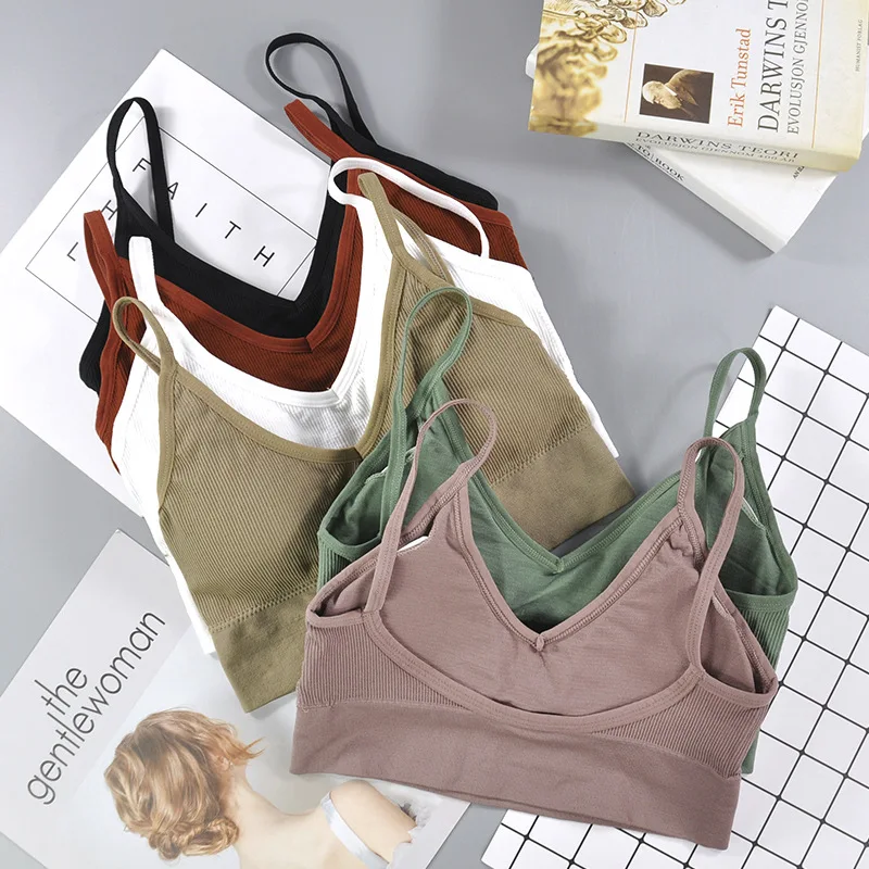 U-shaped Beauty Back Camisole Bra Padded Removable For Women Girls Comfortable Bra Black White Sports Fitness Yoga Gym Crop Top
U-shaped Beauty Back Camisole Bra Padded Removable For Women Girls Comfortable Bra Black White Sports Fitness Yoga Gym Crop Top