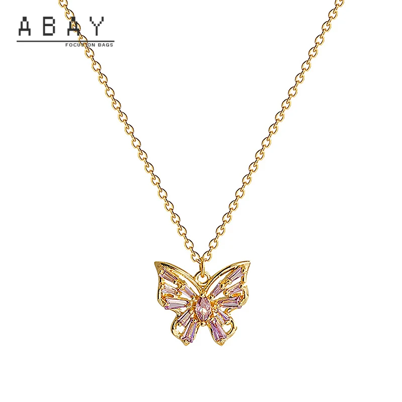 2021 New Butterfly Necklace Women New Simple Elegant Purple Zircon Exquisite Super Flash Temperament Advanced Clavicle Chain
2021 New Butterfly Necklace Women New Simple Elegant Purple Zircon Exquisite Super Flash Temperament Advanced Clavicle Chain