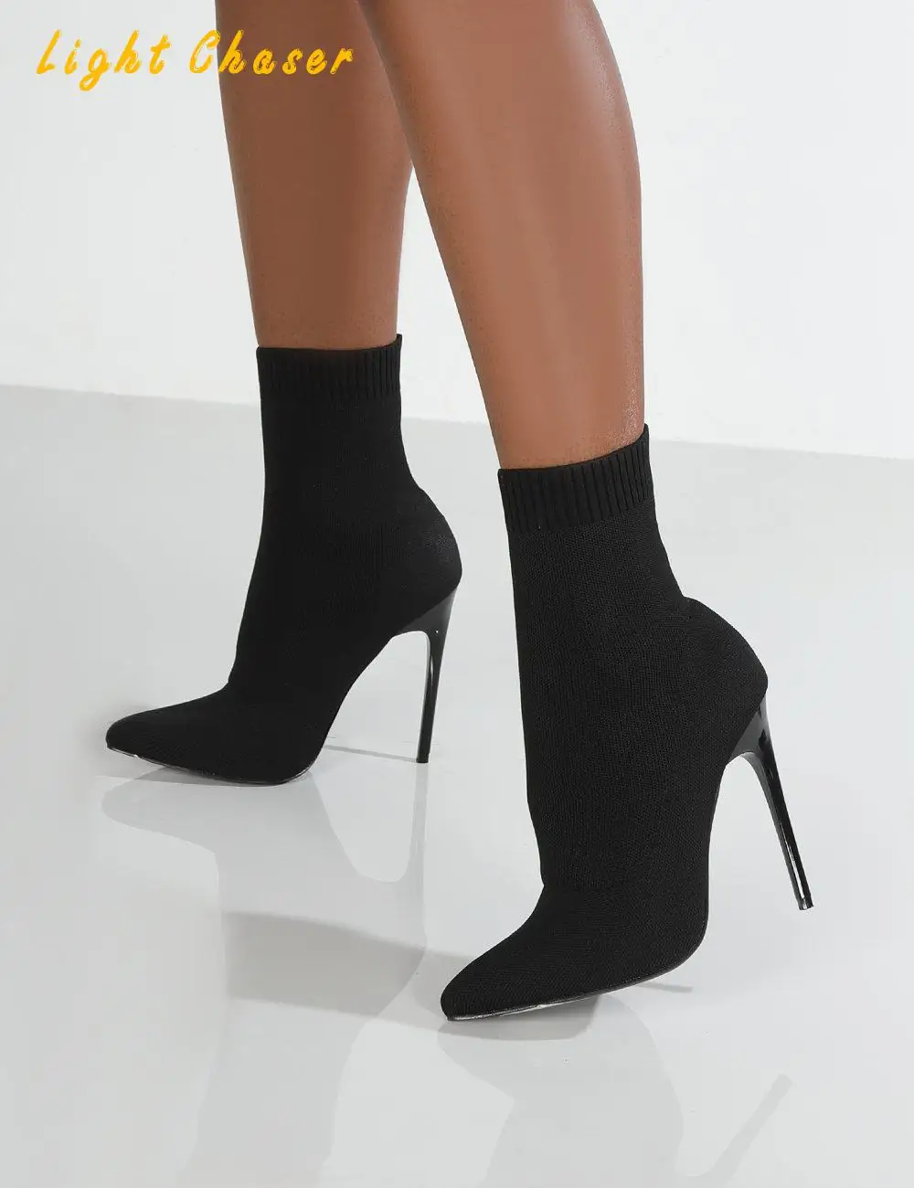 Sexy Sock Boots Knitting Stretch Boots High Heels For Women Fashion Shoes Spring Autumn Ankle Boots Booties Female Large Size 43
Sexy Sock Boots Knitting Stretch Boots High Heels For Women Fashion Shoes Spring Autumn Ankle Boots Booties Female Large Size 43