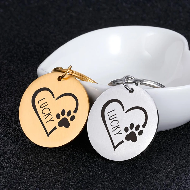 Dog Tag Personalized Cat Pet Name Address Customized Anti-lost ID Nameplate Collar Stainless Steel Engraved Keychain Accessories
Dog Tag Personalized Cat Pet Name Address Customized Anti-lost ID Nameplate Collar Stainless Steel Engraved Keychain Accessories