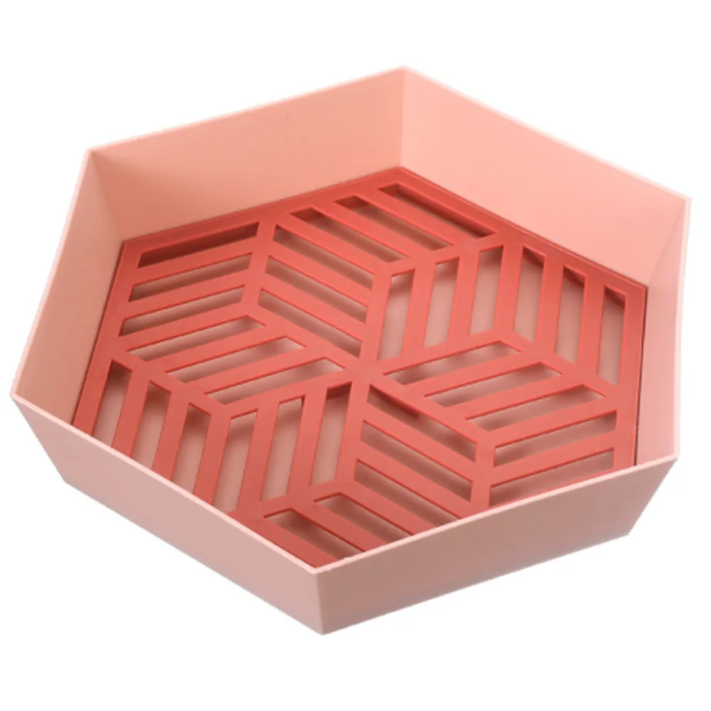 Multifunctional Geometric Fruit Plate Double-Layer Tray Drainer Basket Home Organizer Vegetable Fruit Cookies Storage Basket
Multifunctional Geometric Fruit Plate Double-Layer Tray Drainer Basket Home Organizer Vegetable Fruit Cookies Storage Basket