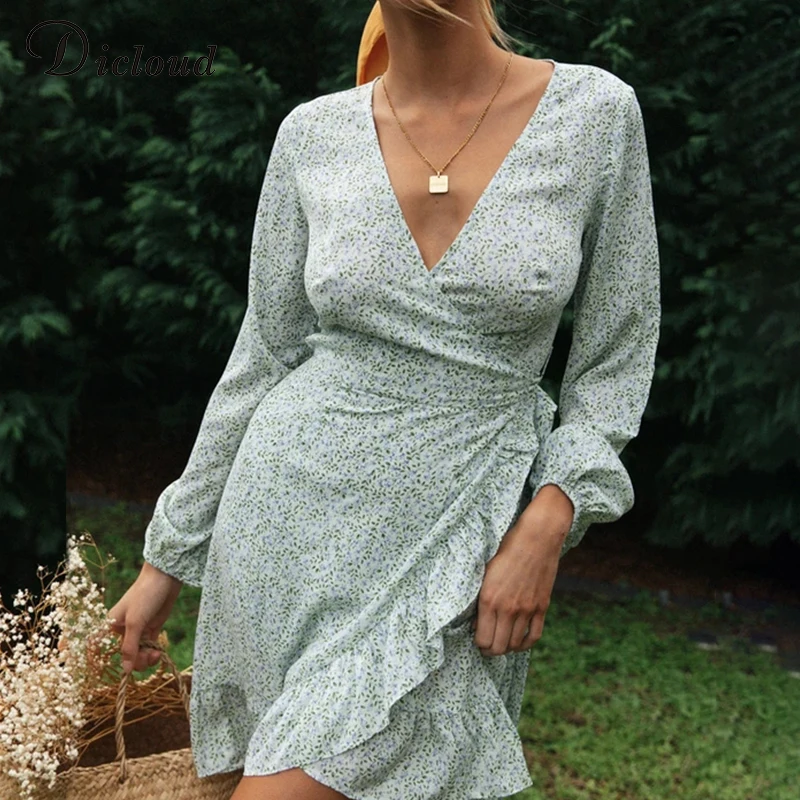 ZOGAA Sexy Women's Autumn Wrap Dress Ruffles V Neck Long Sleeve Elegant Party Day Dress 2021 Elegant Ladies Clothes
ZOGAA Sexy Women's Autumn Wrap Dress Ruffles V Neck Long Sleeve Elegant Party Day Dress 2021 Elegant Ladies Clothes